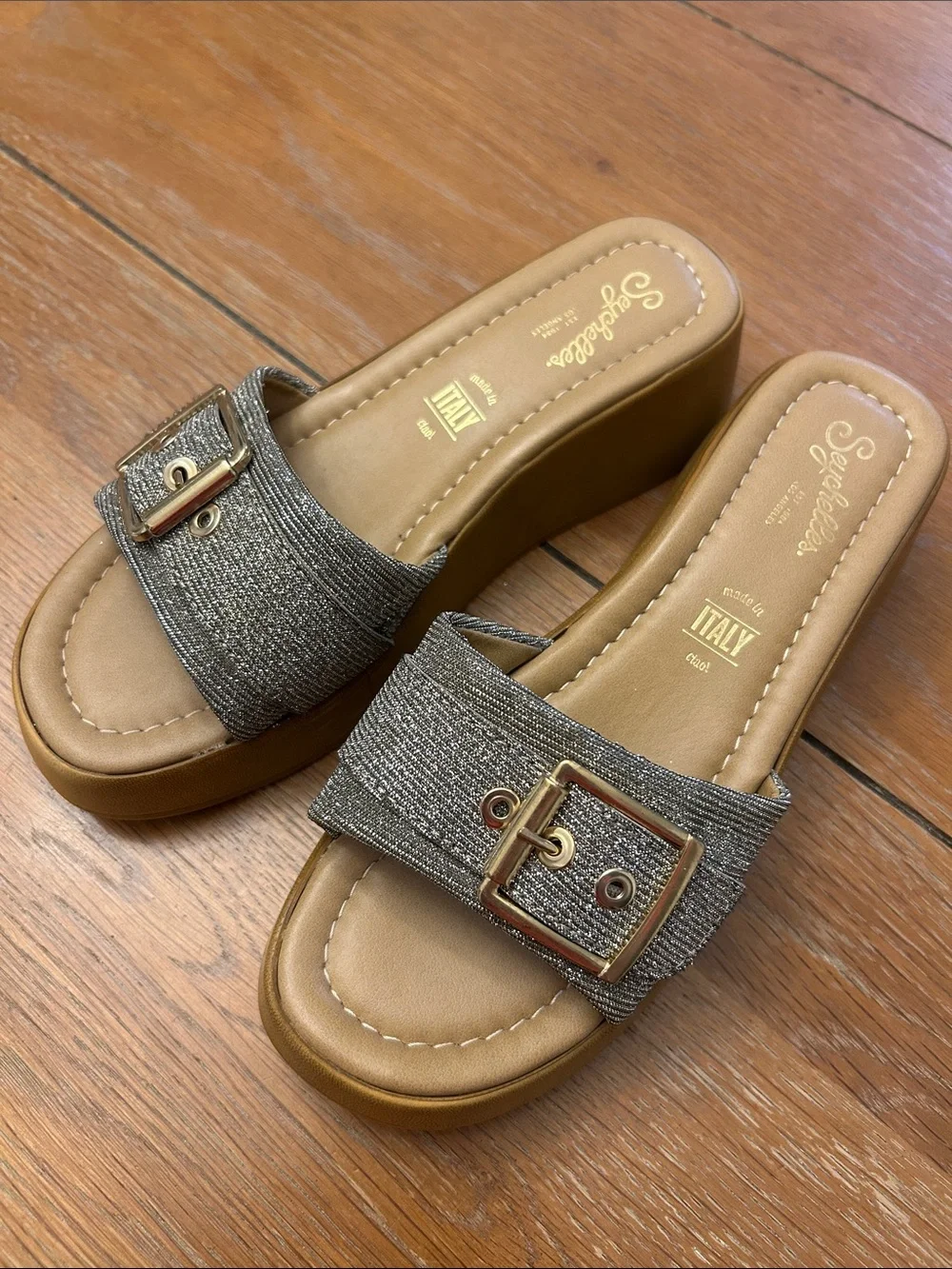 Seychelles Cherry Platform Slide On Sandals